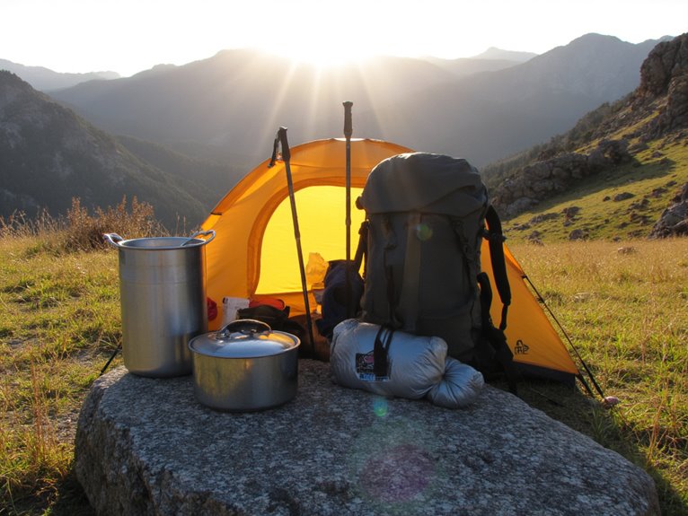 ultralight hiking gear selection