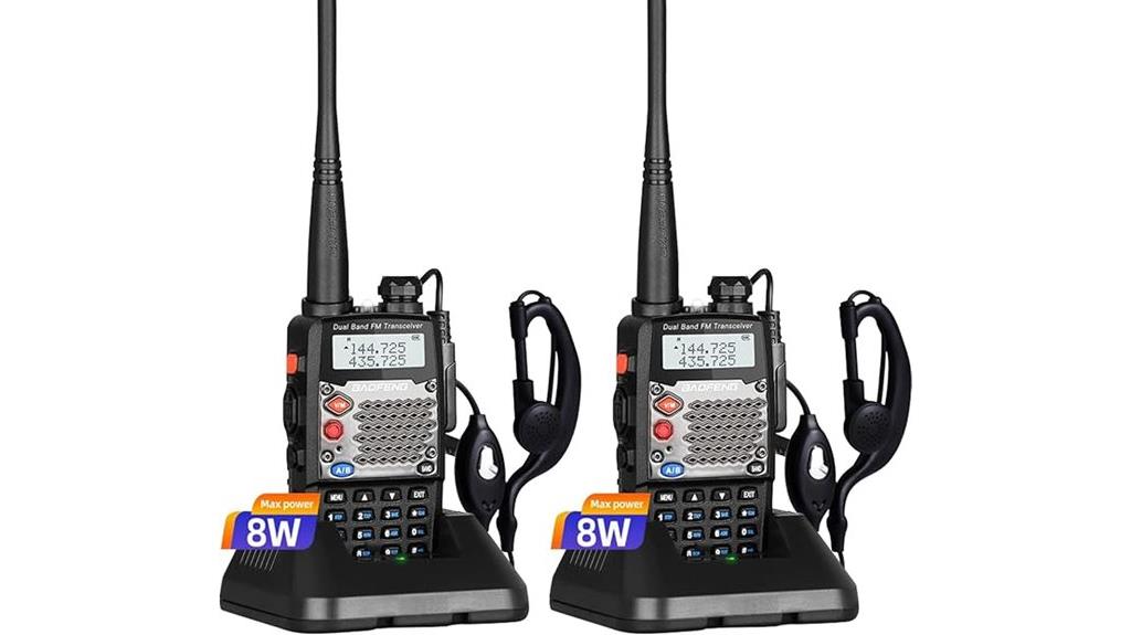 upgraded 8w ham radios