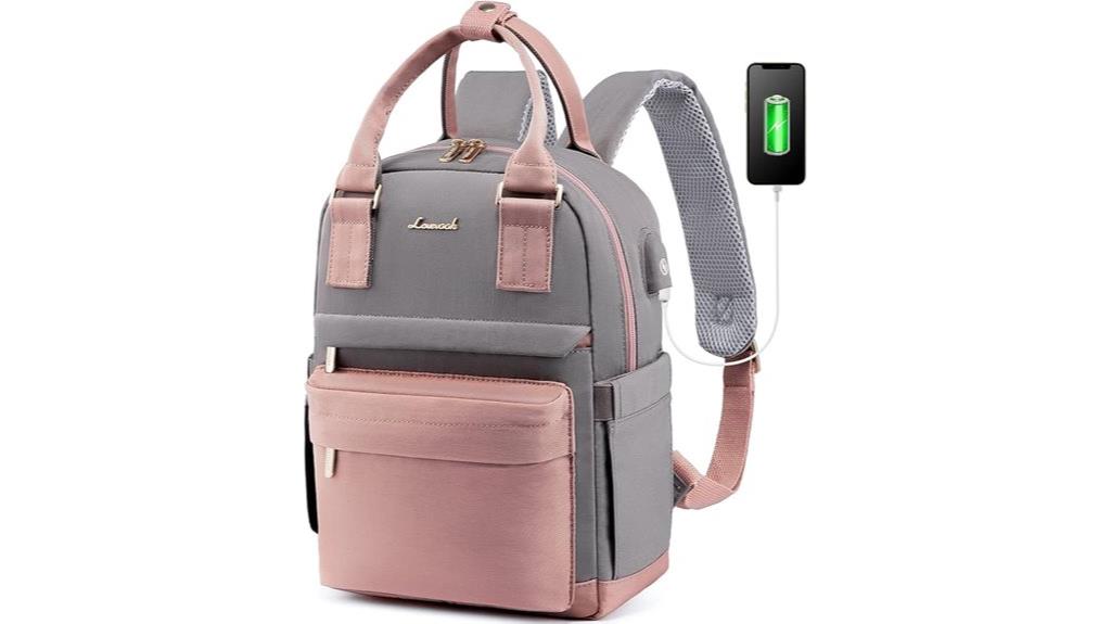usb equipped mini backpack