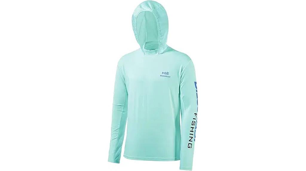 uv protection fishing hoodie