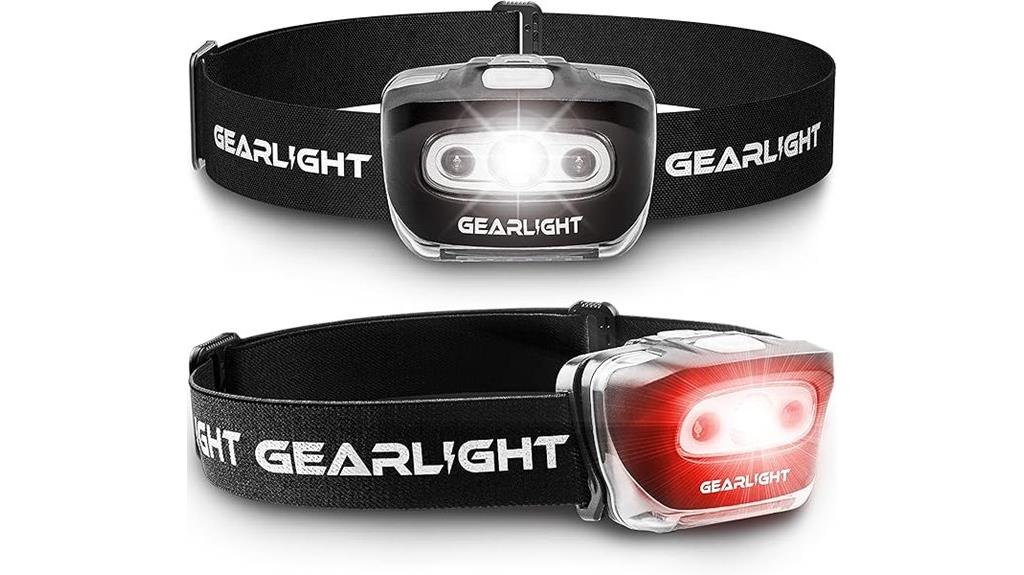 versatile camping headlamp set