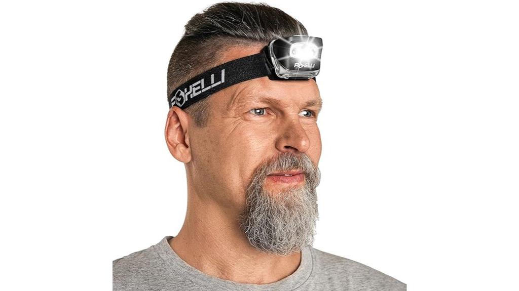 versatile led headlamp flashlight