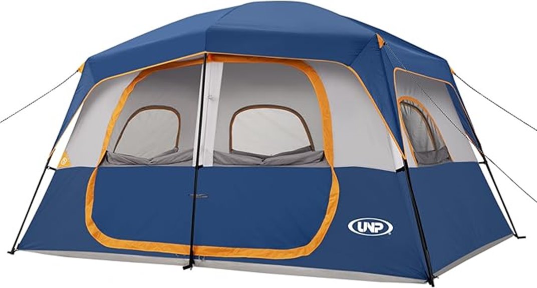 versatile multi person camping tent