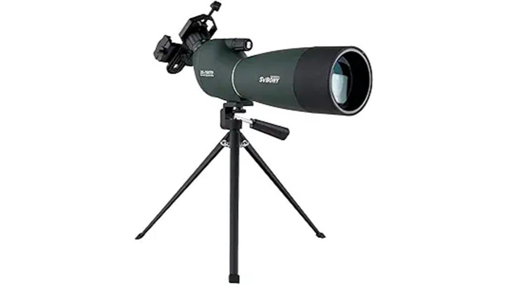 versatile zoom spotting scope