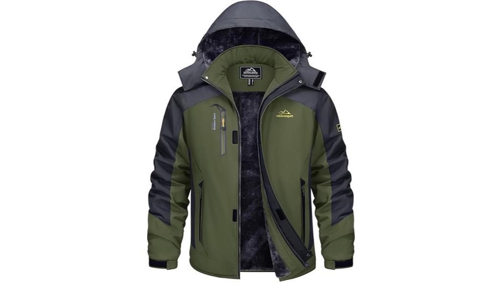 water resistant fleece jacket