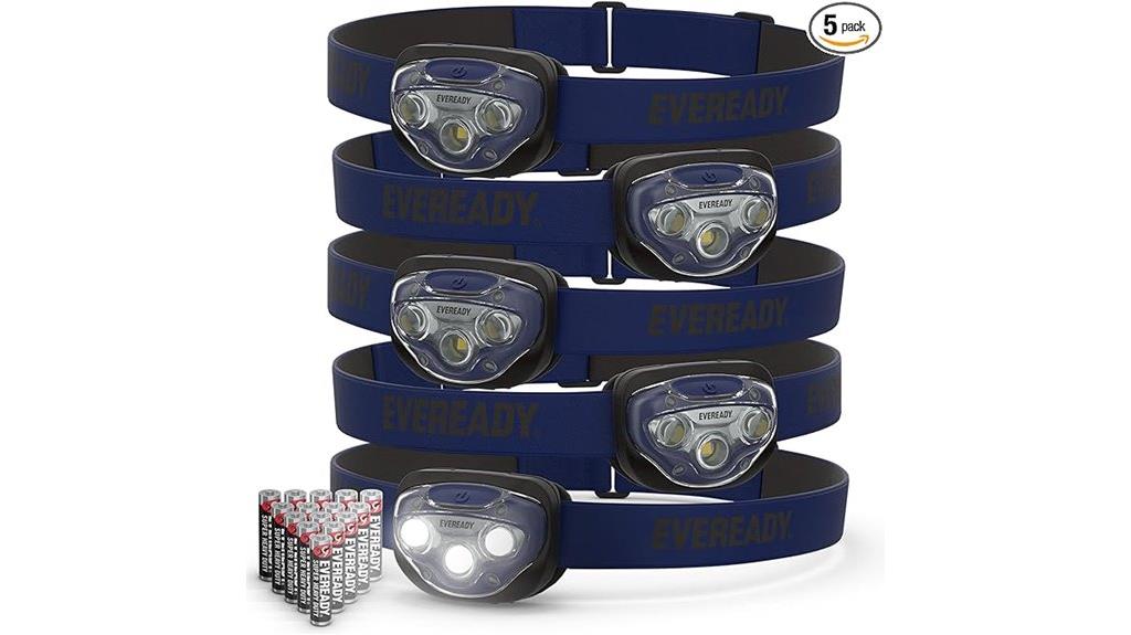 water resistant headlamps pack