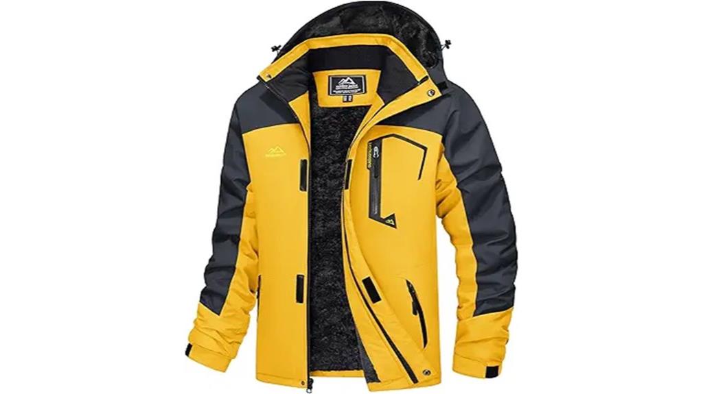 water resistant winter ski jacket