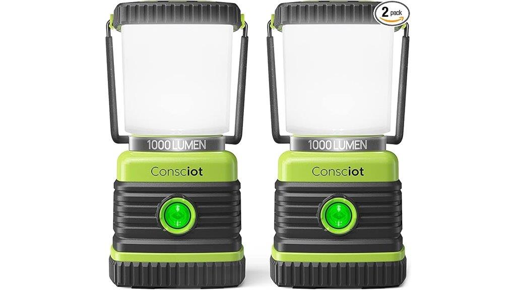 waterproof 1000lm camping lanterns