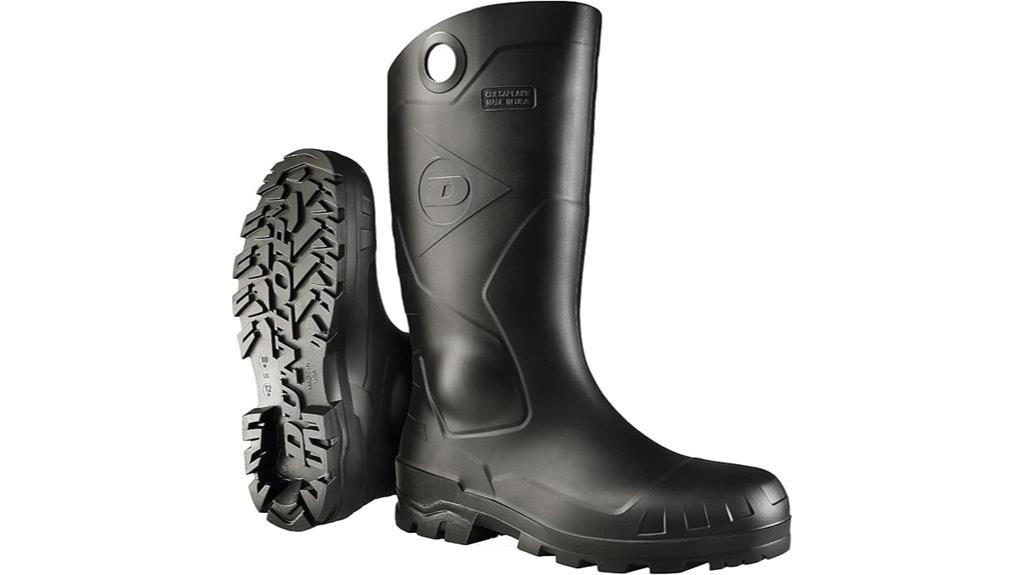 waterproof black work boots