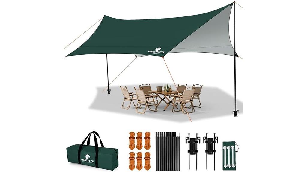 waterproof camping tarp canopy