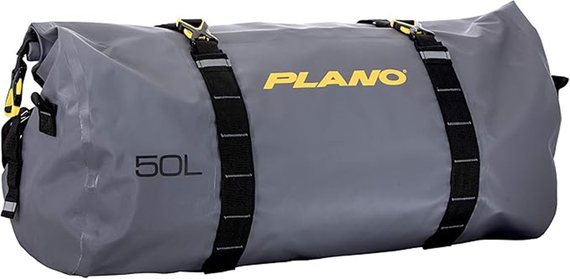 waterproof duffel with straps