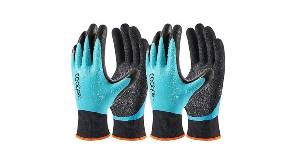 waterproof gardening gloves set