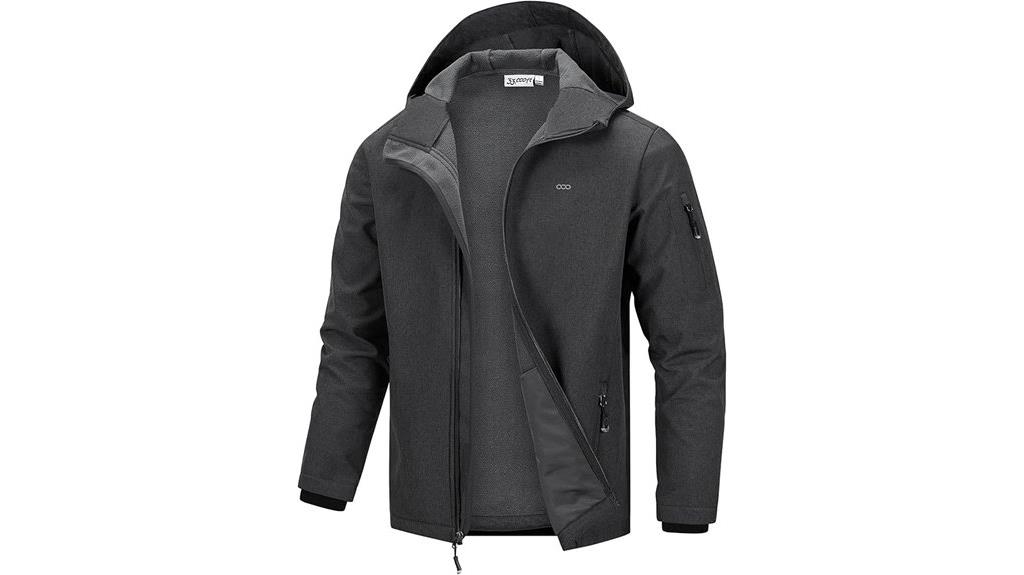 waterproof hooded windbreaker jacket