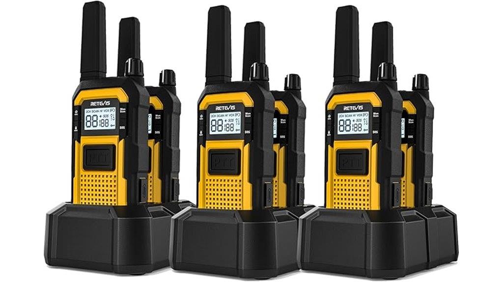 waterproof long range walkie talkies