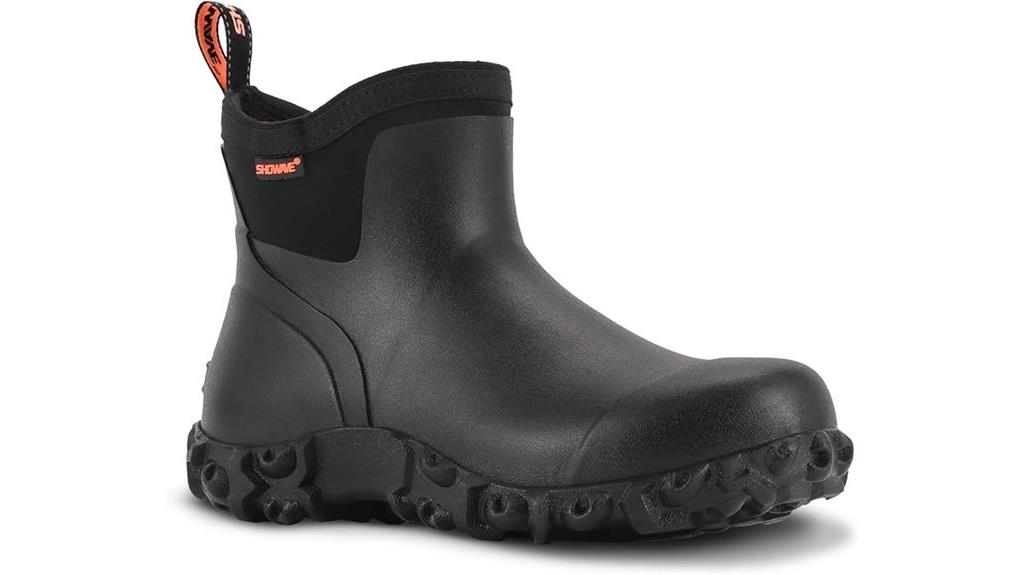 waterproof rubber ankle boots