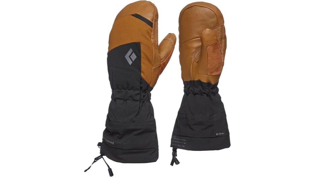 waterproof snow mittens for men