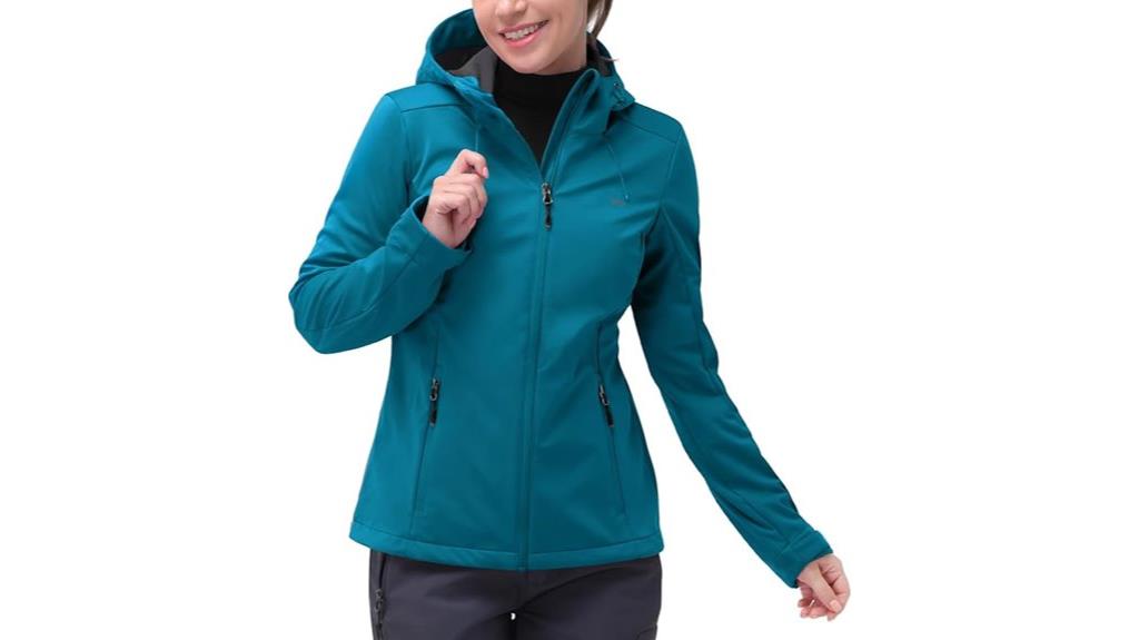 waterproof windbreaker hooded jacket
