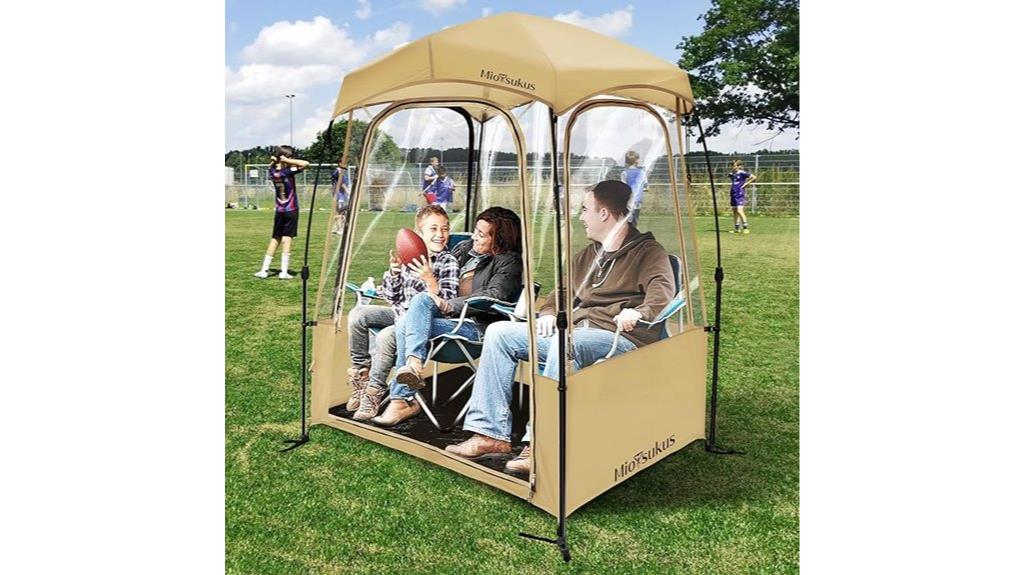 weatherproof clear view tent