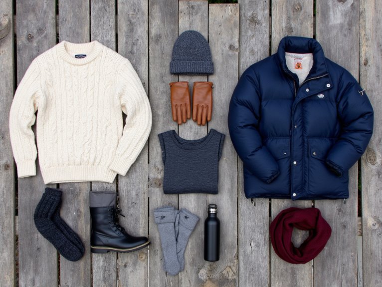 winter gear for warmth