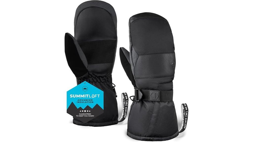 winter ski mittens unisex