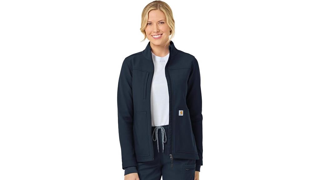 women s bonded fleece scrubs