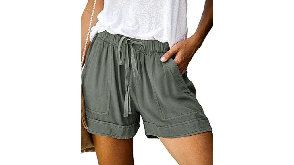 women s summer shorts pockets